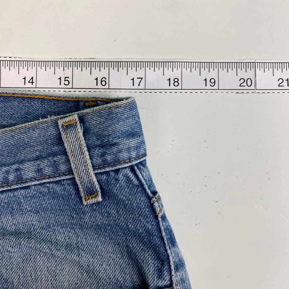 Levi Strauss Co 505 Mens 36x34 Regular Fit Straight Leg Blue Denim Jeans - Picture 7 of 8